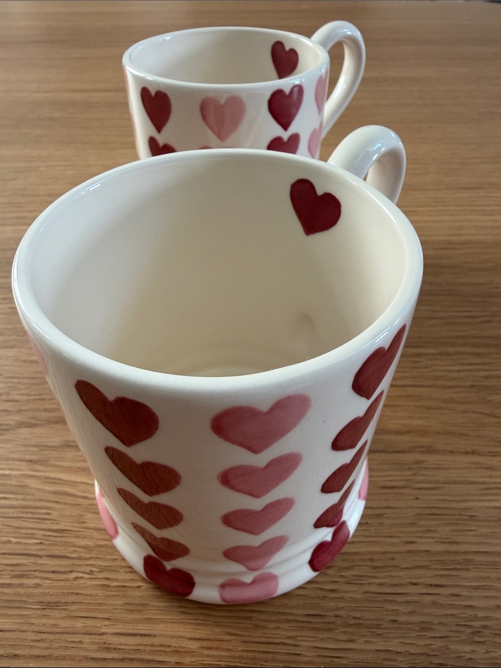 Emma Bridgewater Heart Mugs- Set of 2